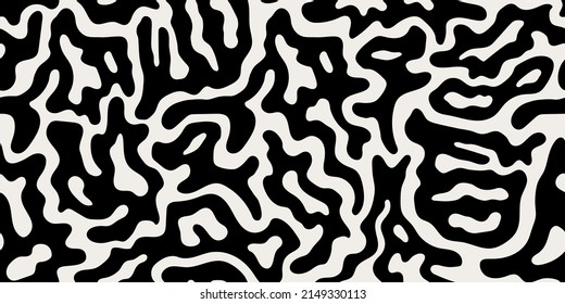 Abstract seamless african animal pattern. Modern wild textile print, vector illustration.