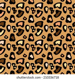 abstract seamless animal leopard pattern