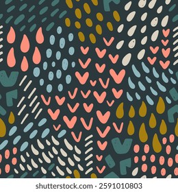 Abstract seamless animal pattern. Design for seamless wallpaper, fashion textile, background, fabric, cloth, wrapping, decor paper. African style, vector illustration.