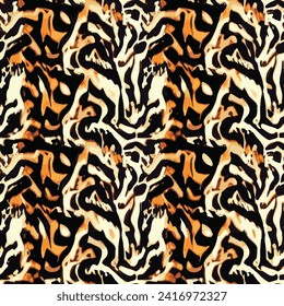 Abstract seamless animal pattern, Mammals Fur. print skins. Predators Camouflage. Cheetah Giraffe Zebra Leopard Tiger Jaguar. Printable Background. Vector illustration