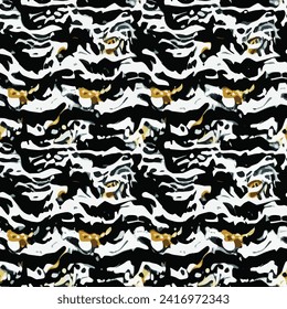 Abstract seamless animal pattern, Mammals Fur. print skins. Predators Camouflage. Cheetah Giraffe Zebra Leopard Tiger Jaguar. Printable Background. Vector illustration