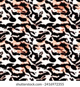 Abstract seamless animal pattern, Mammals Fur. print skins. Predators Camouflage. Cheetah Giraffe Zebra Leopard Tiger Jaguar. Printable Background. Vector illustration