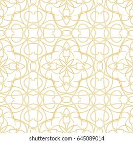 Abstract seamless arabesque pattern.