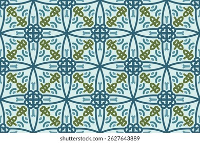 Abstractas fondo de Vector de patrón de estilo árabe sin fisuras