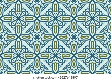 Abstractas fondo de Vector de patrón de estilo árabe sin fisuras