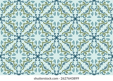 Abstractas fondo de Vector de patrón de estilo árabe sin fisuras