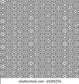 abstract seamless arabic decor background vector illustration