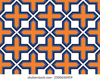 Abstract seamless arabinan style pattern. Islamic geometric. white background.