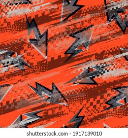Abstract seamless arrow pattern. Repeat stripes print.