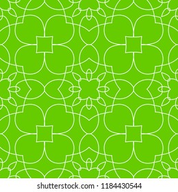 Abstract seamless art deco pattern, Vector seamless pattern. Repeating deco colored geometric ornament