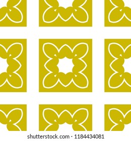 Abstract seamless art deco pattern, Vector seamless pattern. Repeating deco colored geometric ornament
