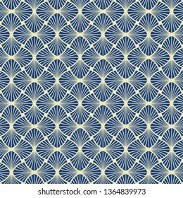 Abstract seamless Art Deco Vector pattern background.