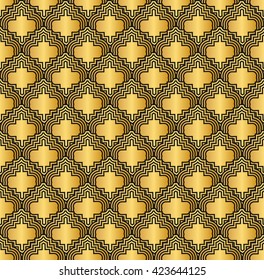 Abstract Seamless  Art Deco Vector Pattern