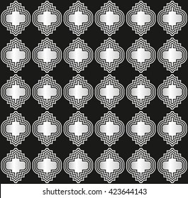 Abstract Seamless  Art Deco Vector Pattern
