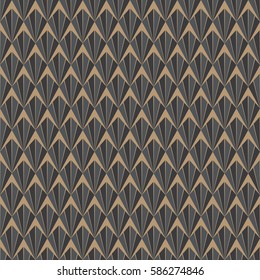 Seamless Art Deco Vector Pattern Texture Stock Vector (Royalty Free ...