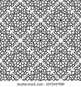 Abstract seamless backdrop. Design for prints, textile, decor, fabric. Mandala background