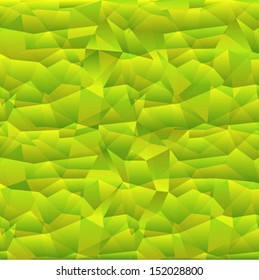 Abstract seamless background with 3D effect, eco motif - vector illustration