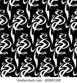 abstract seamless background based on tribal pattern