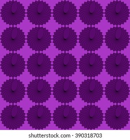 Abstract seamless background: bewitching purple wheels