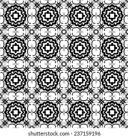 abstract seamless background with black geometric pattern. Vector, EPS 8 