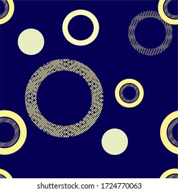 Resumen de fondo transparente. Fondo azul con círculos geométricos.  Composición vectorial.