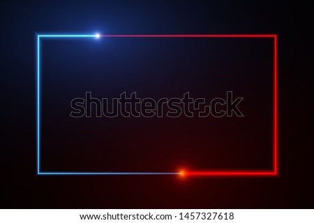abstract seamless background blue red spectrum looped animation fluorescent ultraviolet light glowing neon line Abstract background web neon box pattern LED screens projection technology. vector 