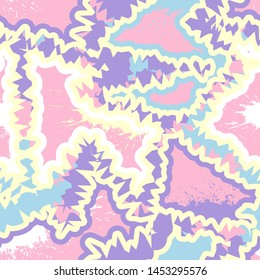 Abstract seamless background with chaotic curved elements.