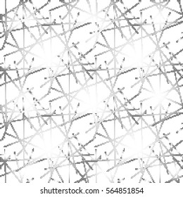 Abstract seamless background of chaotic lines. Harmony of order and chaos. Vector pattern.