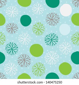 Abstract seamless background with circles