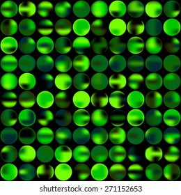 Abstract seamless background of circles. Vector design.