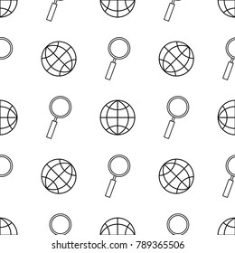 Abstract seamless background. Clean vector template.