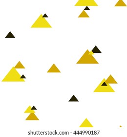 Abstract seamless background with Colorful Triangles. Vector