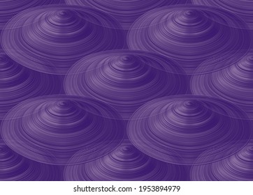 Abstract seamless background. Concentric Spheres with gradient. Vector illustration
