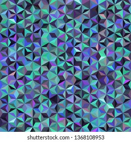 Abstract seamless background consisting of pink, purple, green, blue triangles. Geometric design for business presentations or web template banner flyer. Vector illustration