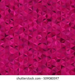Abstract seamless background consisting of pink triangles. Geometric design for business presentations or web template banner flyer. Vector illustration