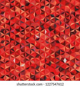 Abstract seamless background consisting of red, orange triangles. Geometric design for business presentations or web template banner flyer. Vector illustration
