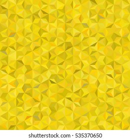 Abstract seamless background consisting of yellow triangles. Geometric design for business presentations or web template banner flyer. Vector illustration
