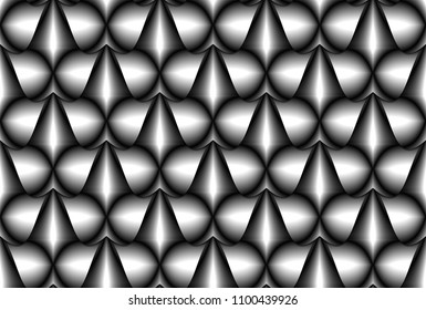 Abstract seamless background in contrasting colors with sharp elements like stars