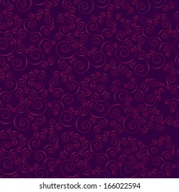 Abstract seamless background with curls