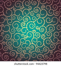 Abstract seamless background with curls