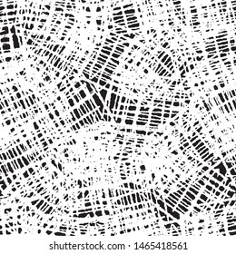 Abstract seamless background of curved lines handmade. Pattern for fabric design, Wallpaper. Grunge color vector pattern. A beautiful backdrop of the chaotic strokes of paint