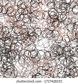 Abstract seamless background of curved lines handmade. Pattern for fabric design, Wallpaper. Grunge color vector pattern. A beautiful backdrop of the chaotic strokes of paint