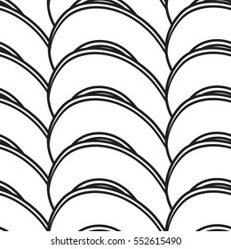 abstract seamless background with curving lines
