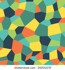 Abstract seamless background in different color. Vector illustration.