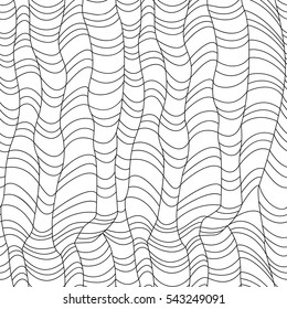 Abstract seamless background with doodle style, zen tangle for you design or adult coloring book