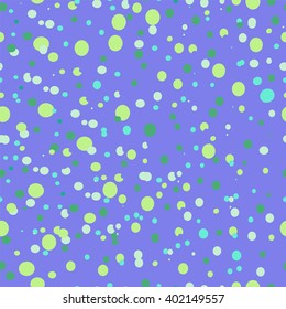 Abstract seamless background with dot on the lavender background