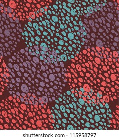 Abstract seamless background with dots. Circle pattern. Round endless texture