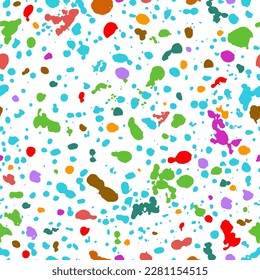 Abstract seamless background from dots. Vector illustration