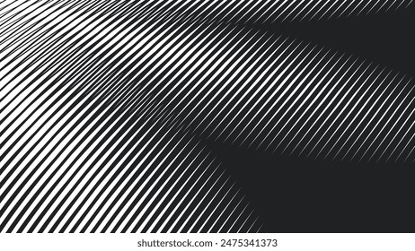 Abstractas fondo sin fisuras con Imagen de Vector de Fondo de pantalla de línea de curva dinámica para el telón de fondo o la presentación	