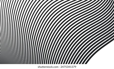 Abstractas fondo sin fisuras con Imagen de Vector de Fondo de pantalla de línea de curva dinámica para el telón de fondo o la presentación	